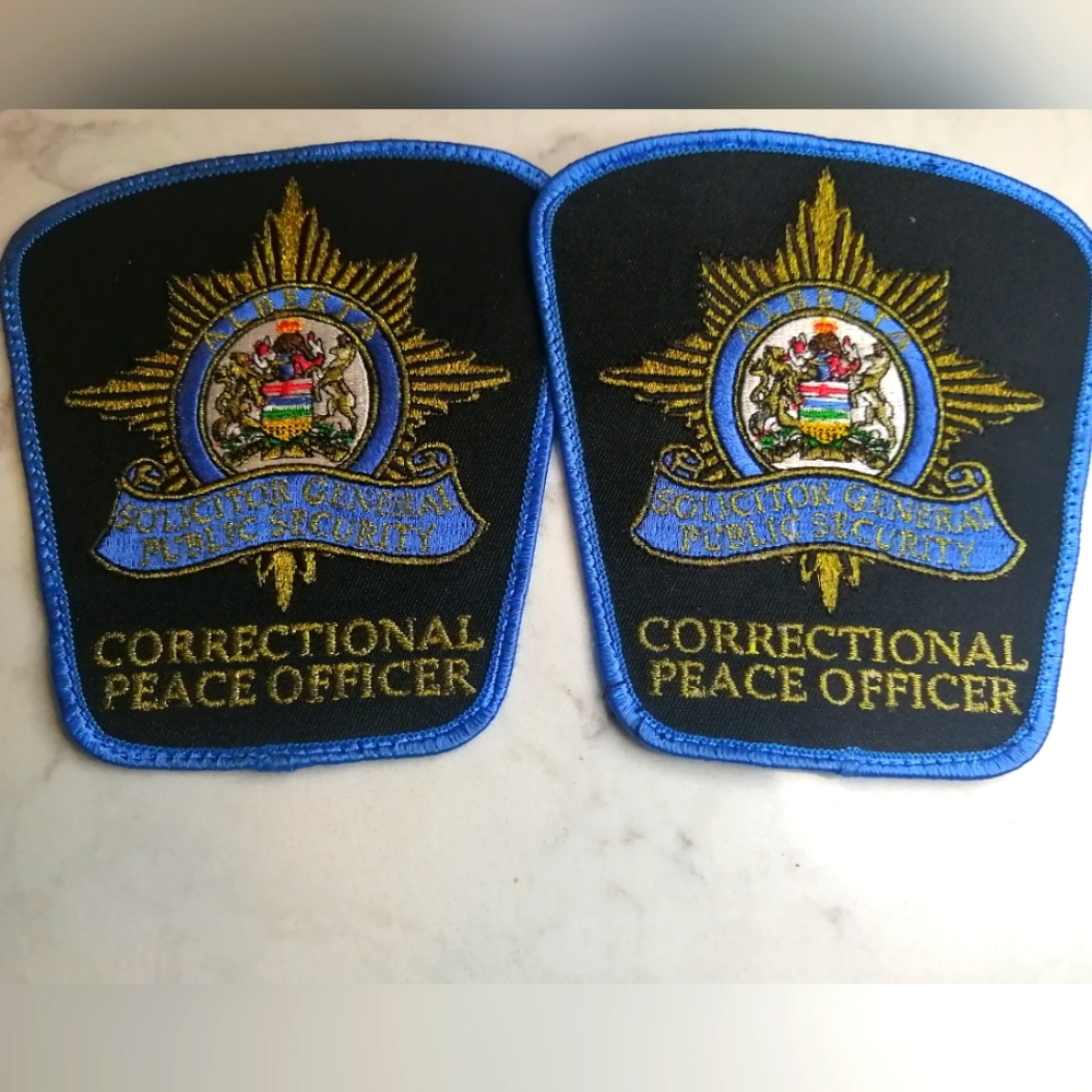 Alberta Corrections Sew on crest